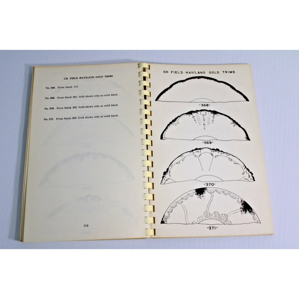 Two Hundred Patterns Haviland China Book Two Arlene Schleiger 1952 Reference